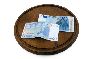 iki banknot 20 Euro