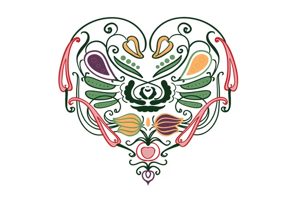 stock vector Vegetable heart