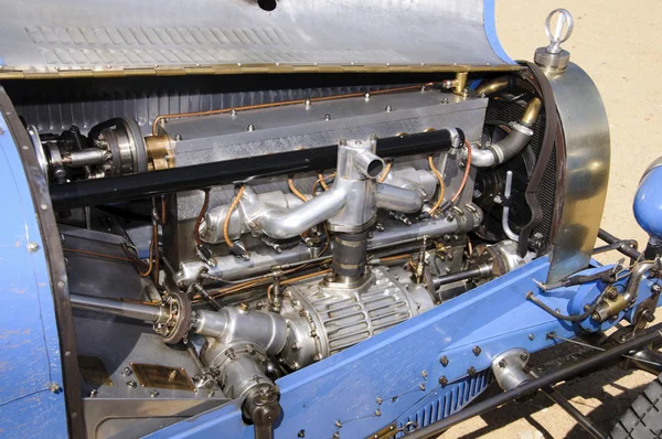 Vintage race car engine — Stock Photo, Image