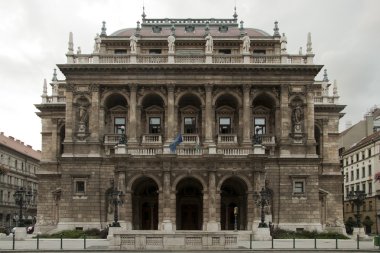 Budapest opera house clipart