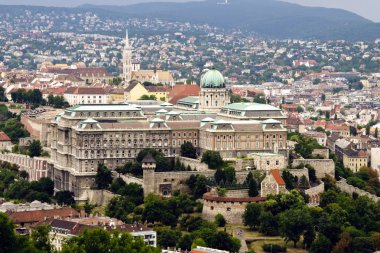 Budapeşte, Macaristan 'daki Buda kalesi