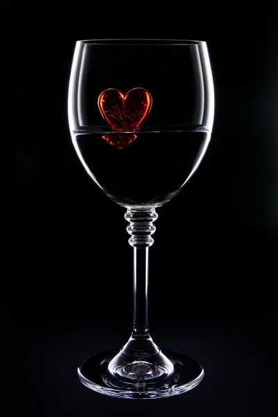 Heart of glass — Stock Photo, Image
