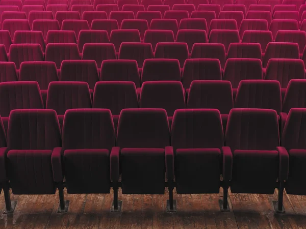 Empty cinema seats — Stock Photo, Image