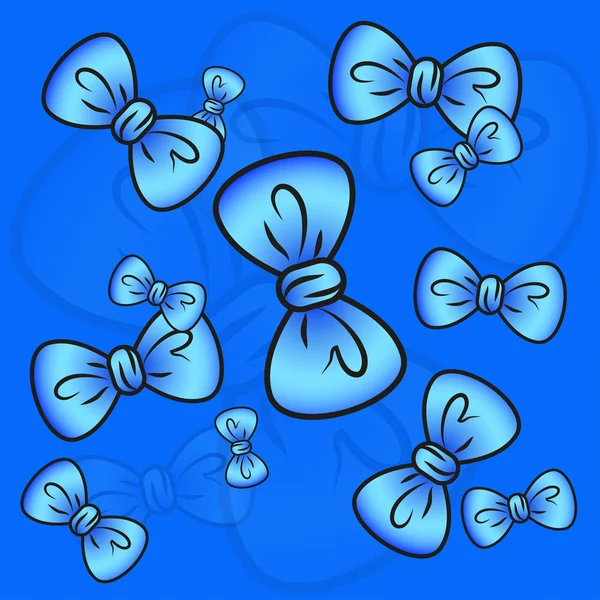 Ομοιογενές φόντο μπλε κορδέλα — Διανυσματικό Αρχείο