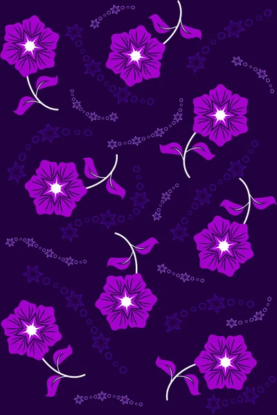 Bunte florale nahtlosen Hintergrund — Stockvektor