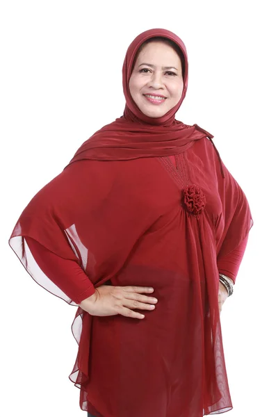 Sebevědomá muslimská žena — Stock fotografie