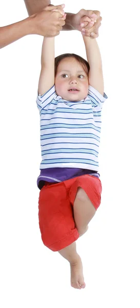 Baby učení chůze — Stock fotografie