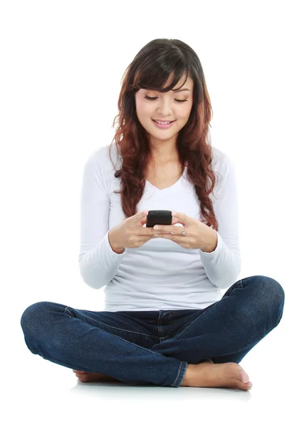 Textnachrichten für Frauen — Stockfoto