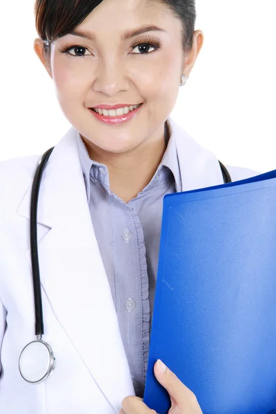 Medische arts met een stethoscoop — Stockfoto