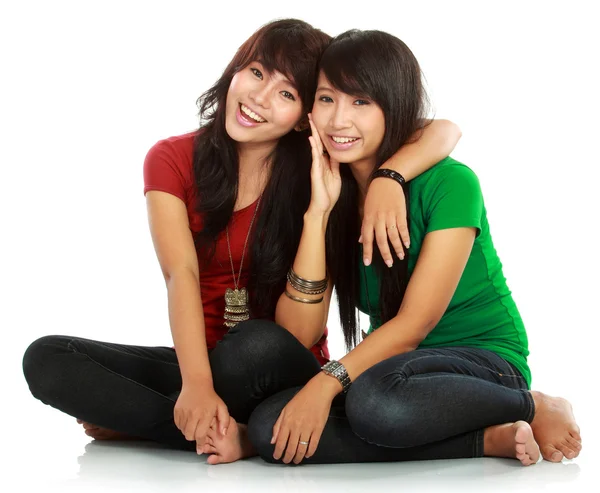 Dos chicas adolescentes mejor amigo —  Fotos de Stock