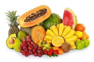 Fresh fruits clipart