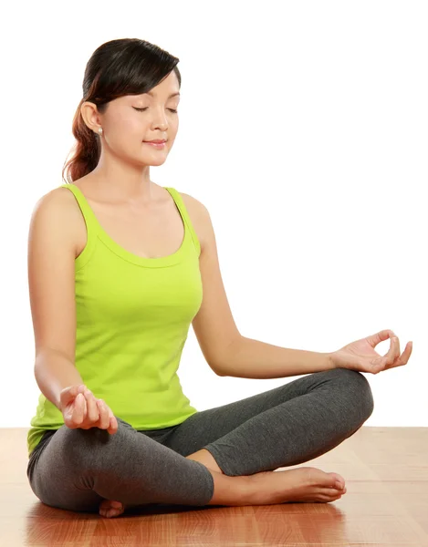 Meditação Mulher — Fotografia de Stock