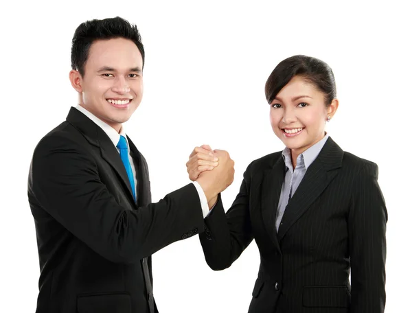 Man en vrouw kantoor werknemer — Stockfoto