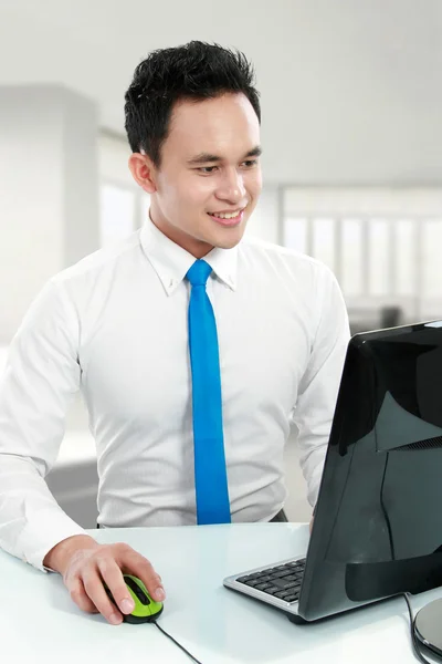 Young business man working Royalty Free Stock Photos