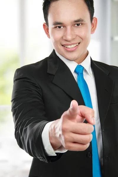 Business man pointing at you — Stock Photo, Image