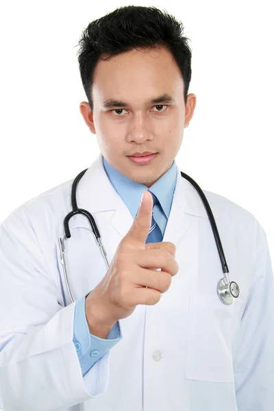 Médico apontando para você — Fotografia de Stock