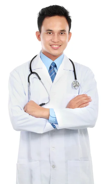 Gülümseyen tıp doktoru — Stok fotoğraf