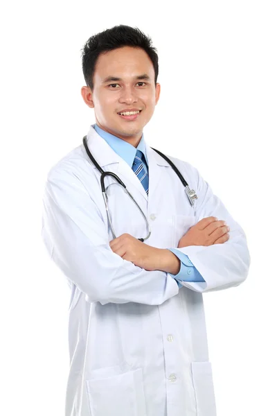 Uśmiechający się lekarza — Zdjęcie stockowe