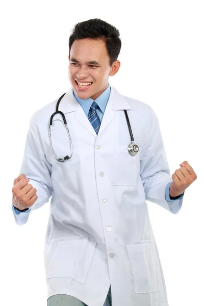 Šťastný lékař — Stock fotografie