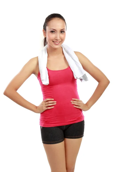 Fitness woman portrait looking at camera — Stock Photo, Image