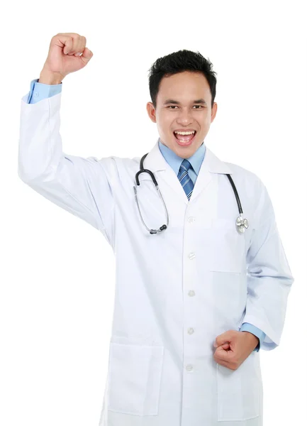 Szczęśliwy lekarza — Zdjęcie stockowe