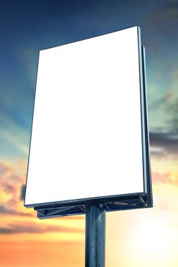 Blank billboard clipart