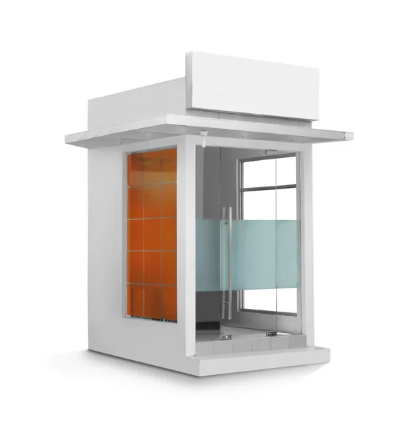 Single ATM booth — Stock Photo, Image