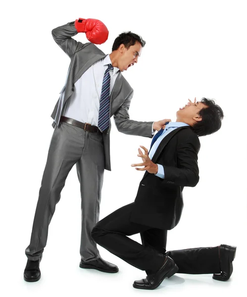 Businessmen fighting — Stock Photo, Image