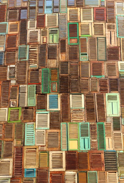 Abstracte venster houtstructuur — Stockfoto