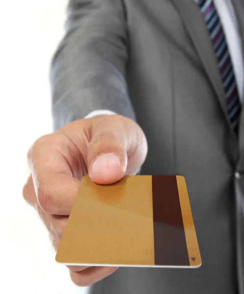 Stock image Paying using credit card