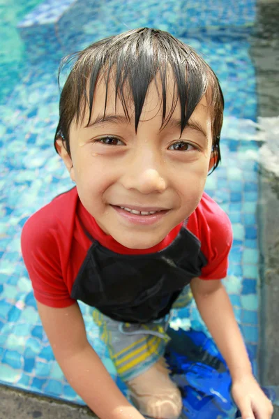 Happy joyful little boy — Stock Photo, Image
