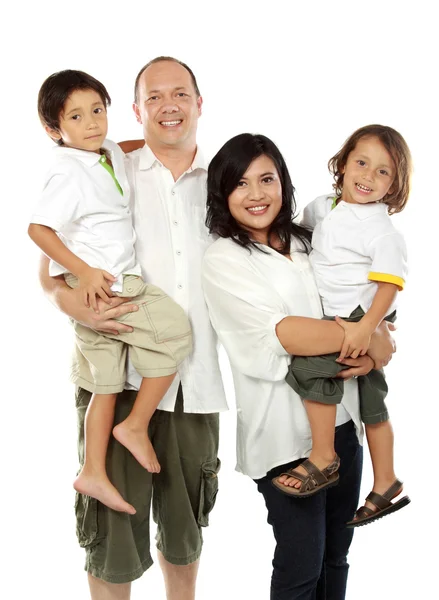 Familie gelukkig — Stockfoto