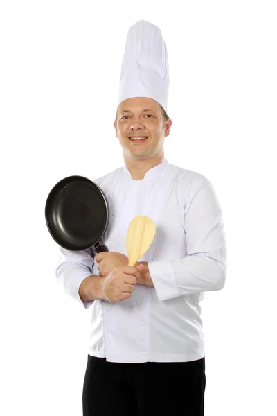 Chef sonriendo — Foto de Stock