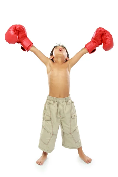 Junge Boxerin — Stockfoto