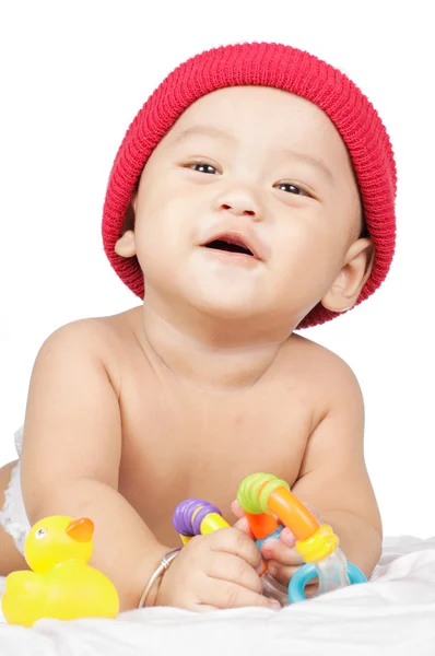 The baby playing — Stock Photo, Image