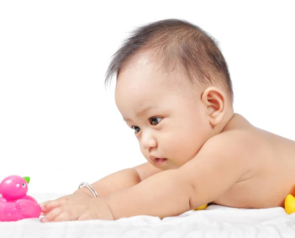 The baby playing — Stock Photo, Image