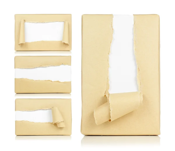 Papírové rozpolcená — Stock fotografie