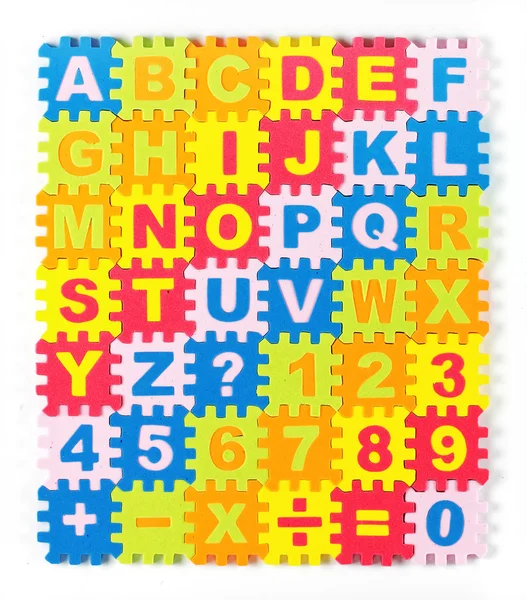 Alfabeto rompecabezas — Foto de Stock