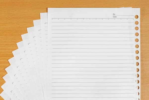 Sheet of notebook — Stock Photo, Image