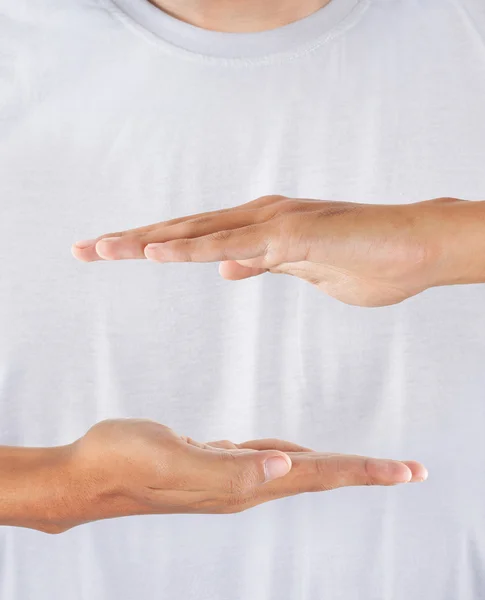 Scale gesture — Stock Photo, Image