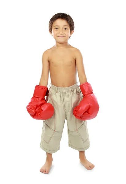 ボクシングの子供 — ストック写真