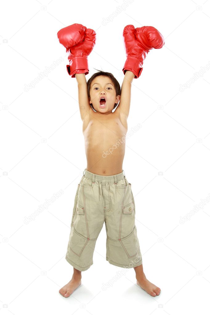 Boxing kid