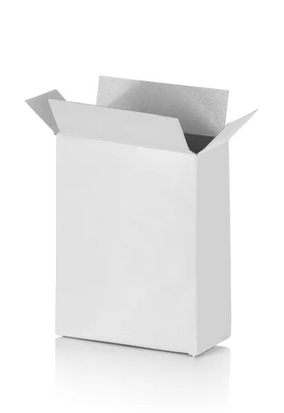Caixa de papelão alimentar — Fotografia de Stock
