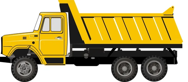 Transport lastbil bil Royaltyfria Stockvektorer