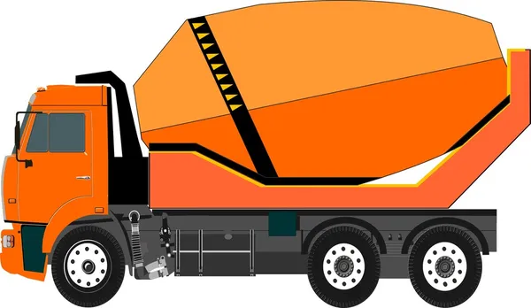 Construction truck car — Stock Vector
