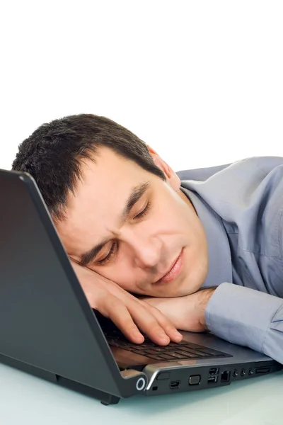 Businessman sleeping — Stock Photo, Image