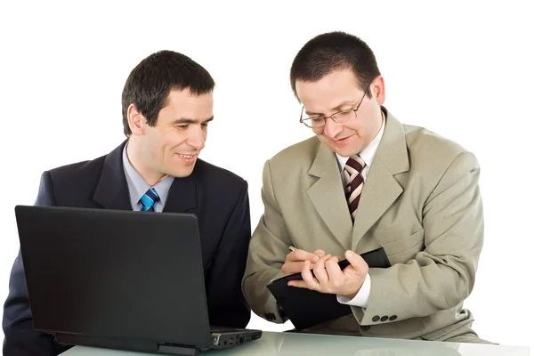 Businessmen working in the office — Stock Photo, Image