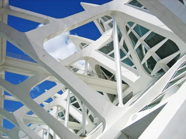 Strukturella detaljer i en modern byggnad — Stockfoto