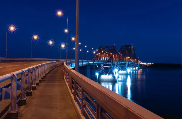 stock image Night bridge