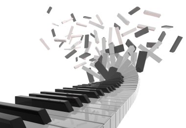 Piano keys clipart